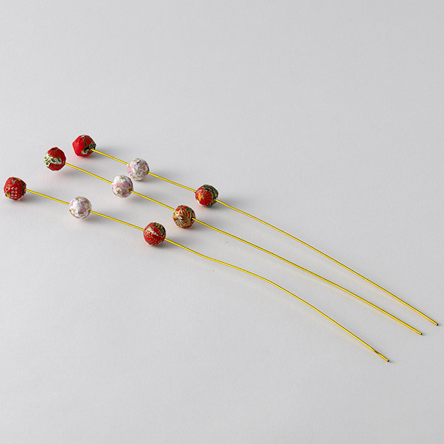 和小物 和紙ボンボリ スティック3本