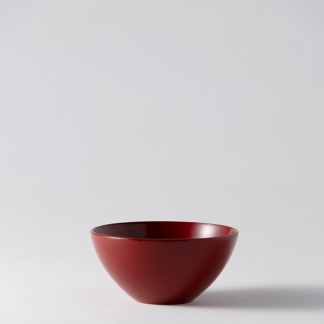 天然木漆 朱ミニボール10cm