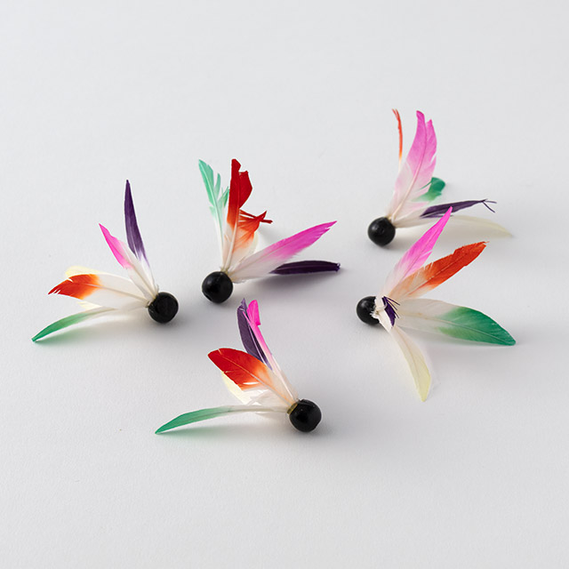 お正月 ミニ羽根5個セット