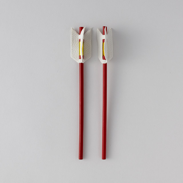 破魔矢　朱ショート２ヶセット