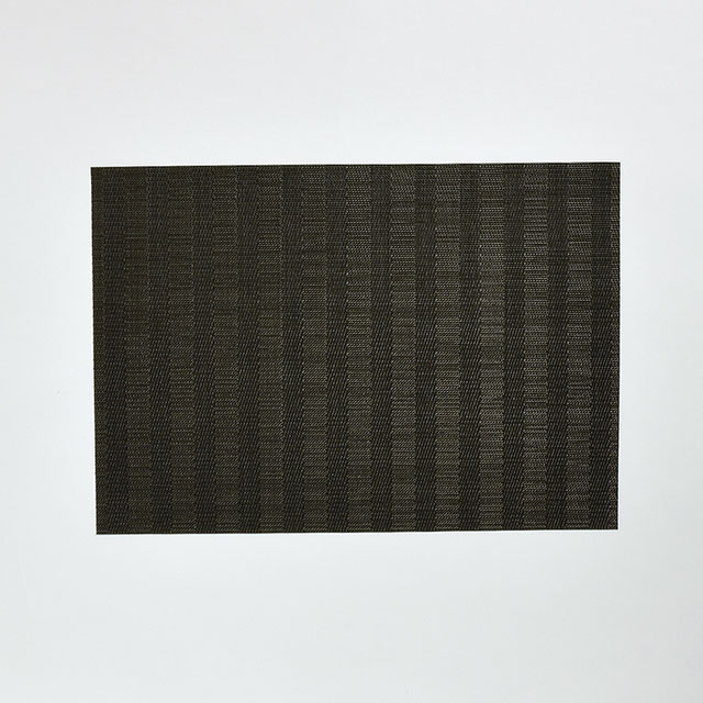 濃茶　ストライプランチョンマット