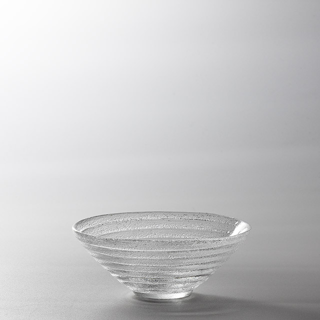 ガラスボール 渦シルバードット 輪13c