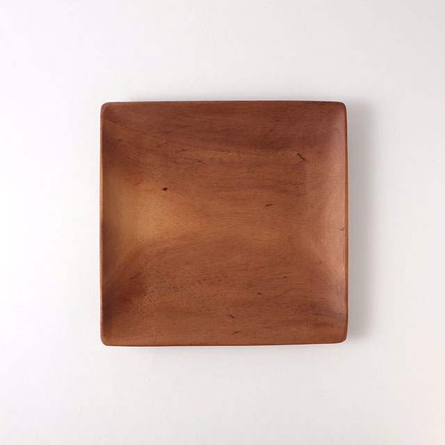 Hard Wood 正方形皿 26×26