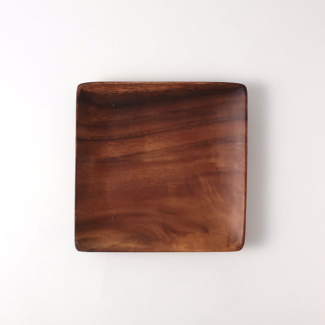 Hard Wood 正方形皿　20×20.5