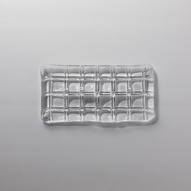 ガラス長皿　ダミュ　18×9