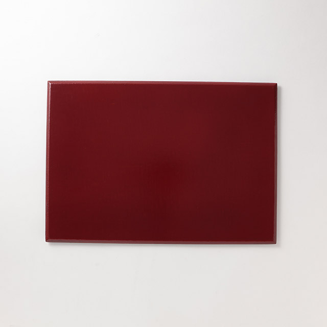 漆長角シート 朱/黒両面 39.5×28