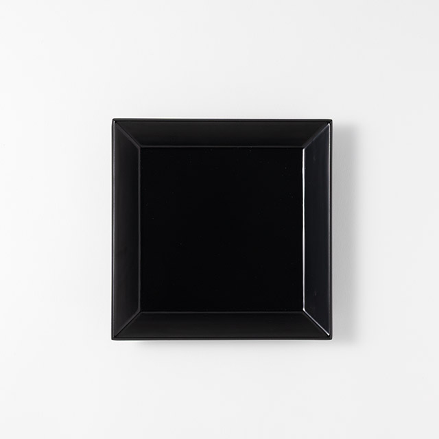 漆黒角皿 16.5cm