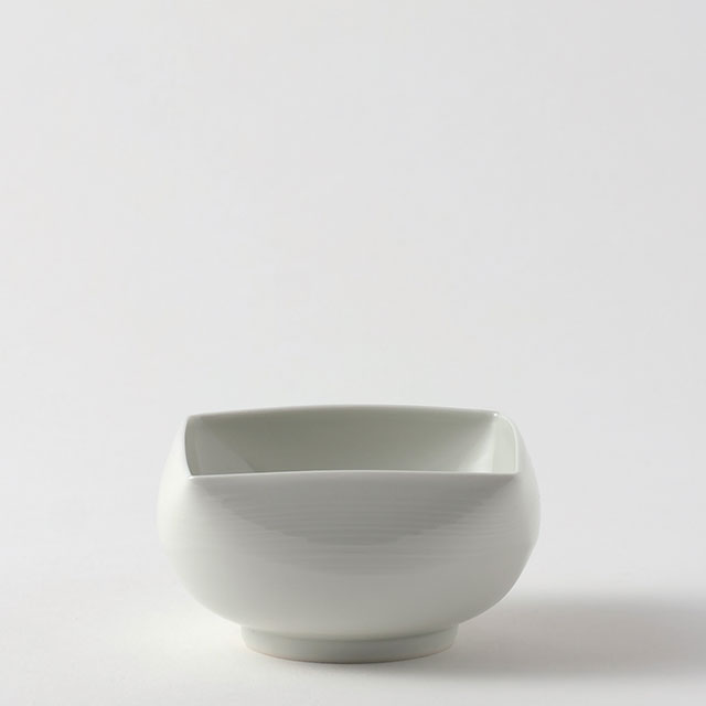 四角小鉢　9×9　SP白