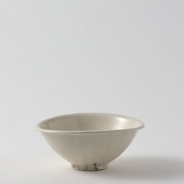 楕円中鉢 オフホワイト 7×6