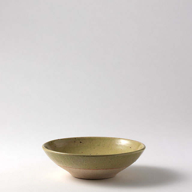 和）オリーブ　平小鉢　18cm