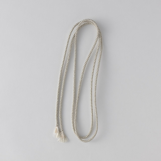 組紐 シルバー 極細