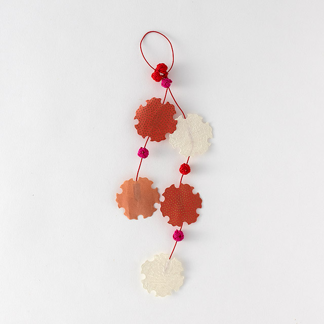 ボトル飾り　赤白