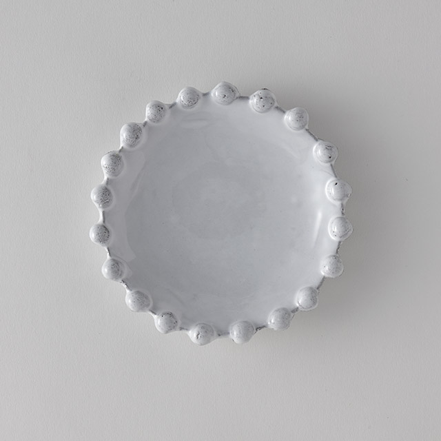 アスティエ 白プレート 13.5 ドット