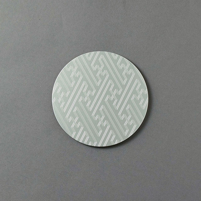 サイネージ　丸銘々皿　直線　11.5cm