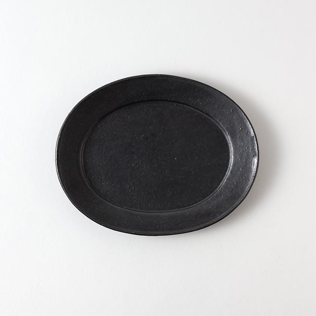 煌陶窯　楕円皿　16×12.5