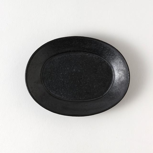煌陶窯　楕円皿　12.5×9.5