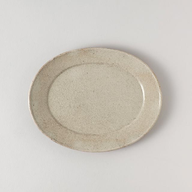 煌陶窯　Be　楕円皿　16×12.8