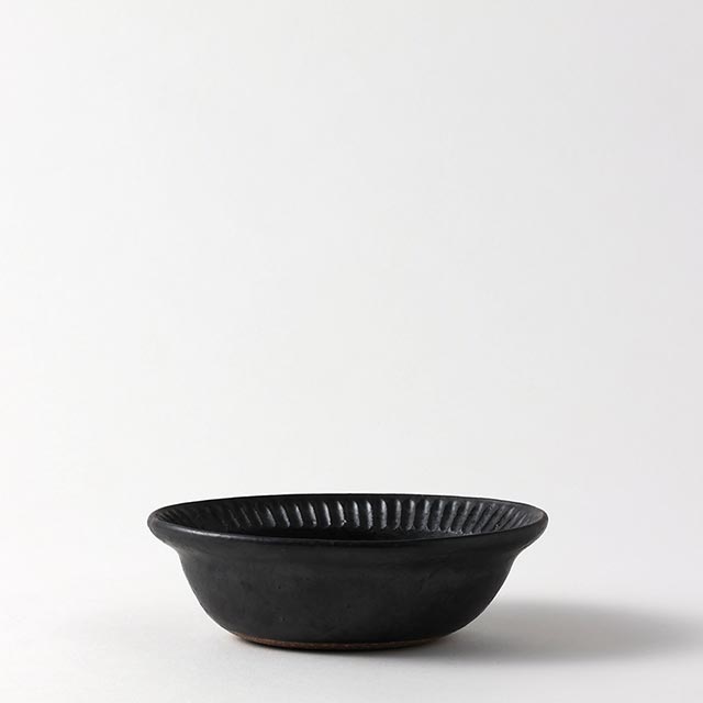 煌陶窯　星野晃一　楕円深鉢　15×11.2