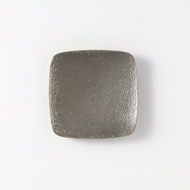 能作 錫 スクエア小皿