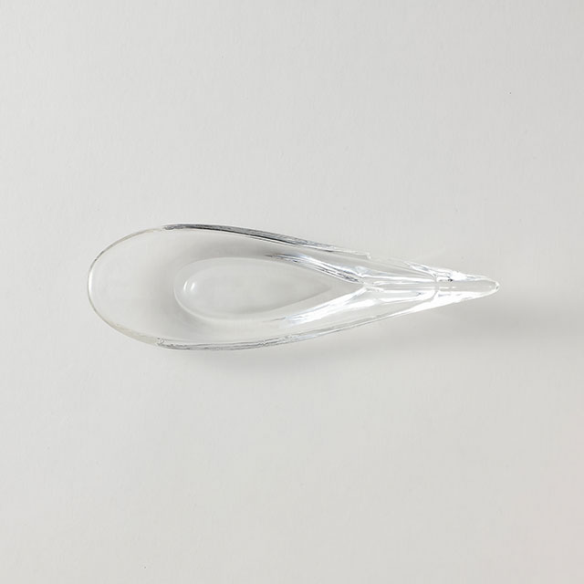 ガラス アミューズ透明プレーン