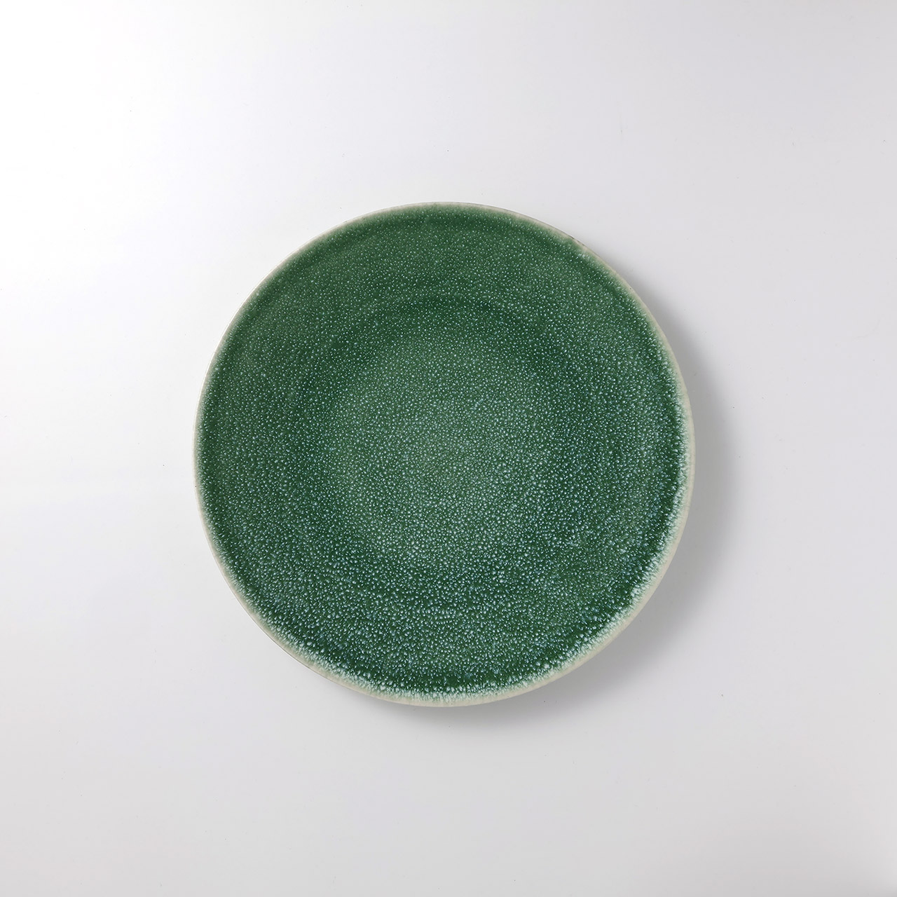 olivedrab平丸皿　19cm