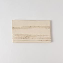 藤居奈菜江　フラットプレート白　16×9.5（S）