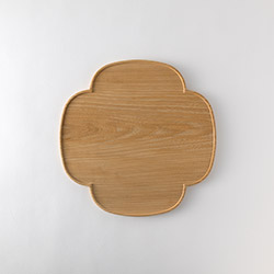 折敷　Plain Wood　木瓜盆