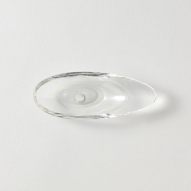 アミューズ　ガラススプーン　プレーン tc