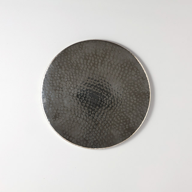 シルバー平丸プレート 20cm