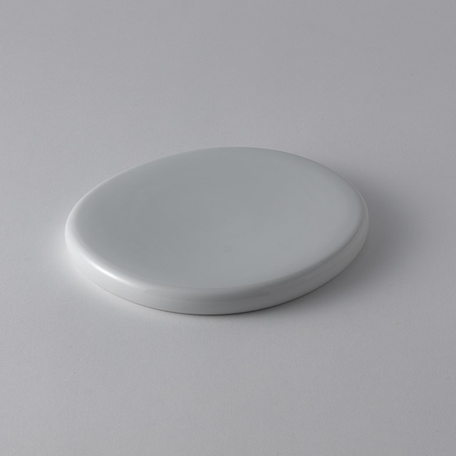 ステージ 白ロック丸変形 18cmプレート