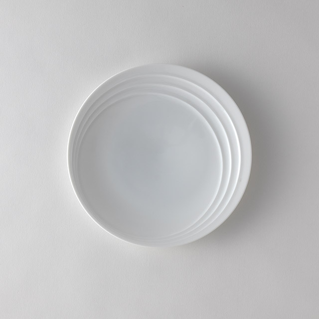レステ　白　20ｃ　丸デザートプレート