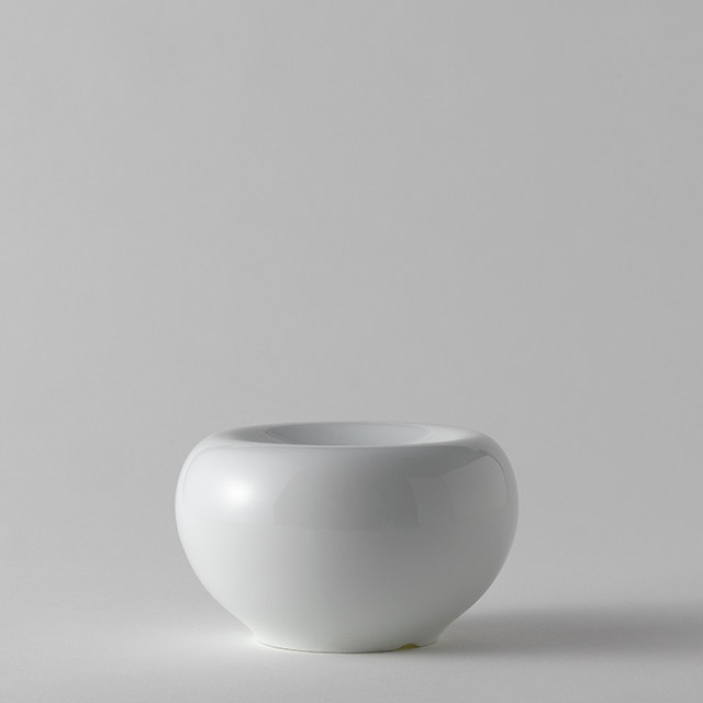 ステージ　丸12cm高台ボール　白