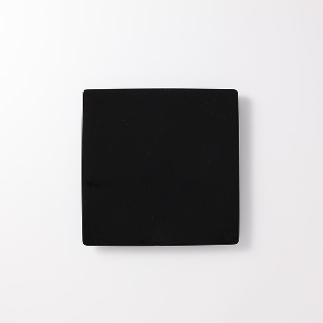 平プレート　スクエア　24×24　黒
