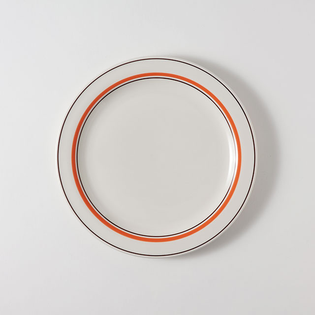 スノートン・オレンジラインプレート　23.5cm