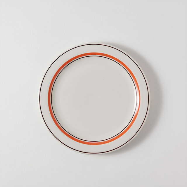 スノートン・オレンジラインプレート 19.4cm