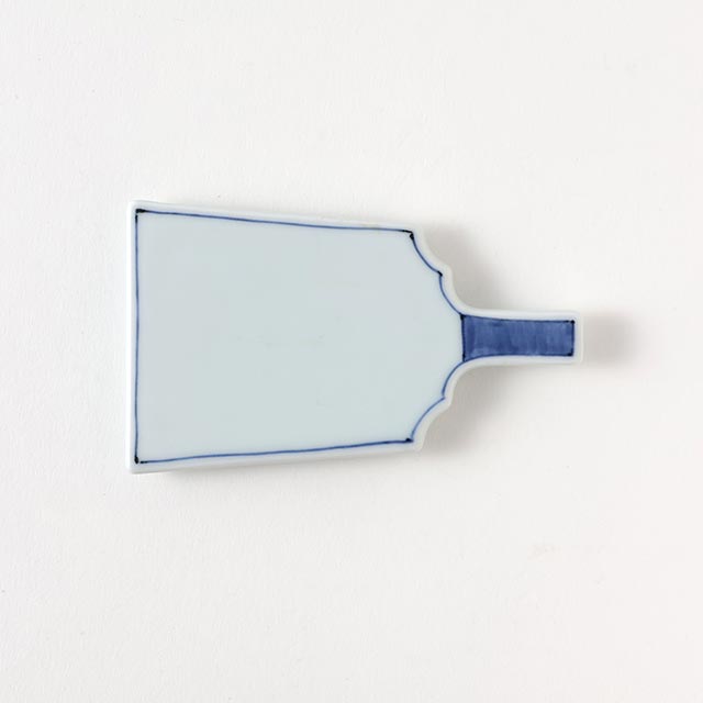 ミニ羽子板皿　10×6