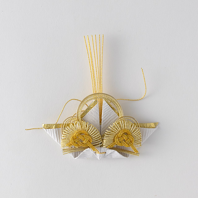 屠蘇飾り　金一色　平松