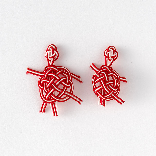 水引　紅白亀ペア