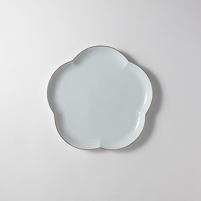 花型皿 白 ko Lサイズ 丸22.5cm