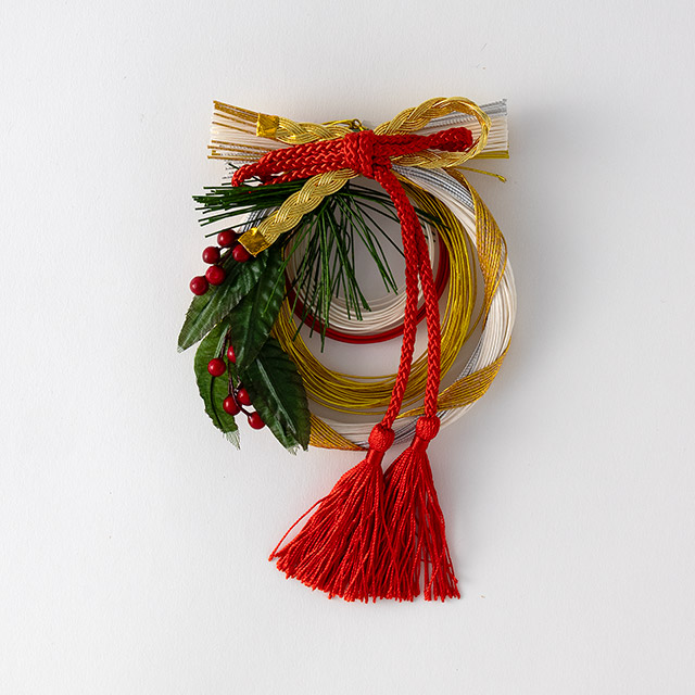 お正月飾り 金・朱・りぼん