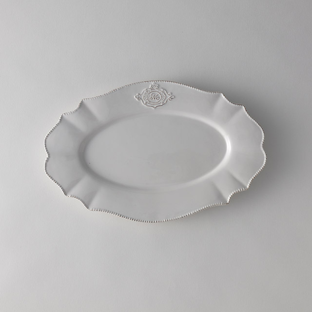 モンタナ　楕円プレート　Ｍモチーフ