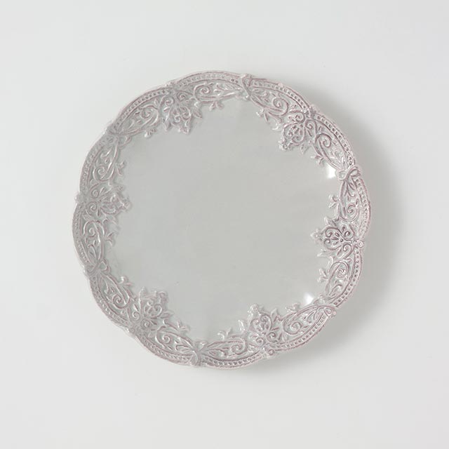 フレンチカント レースシリーズ デザート皿 21cm