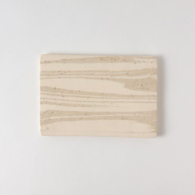 藤居奈菜江 フラットプレート白 16×11(M)