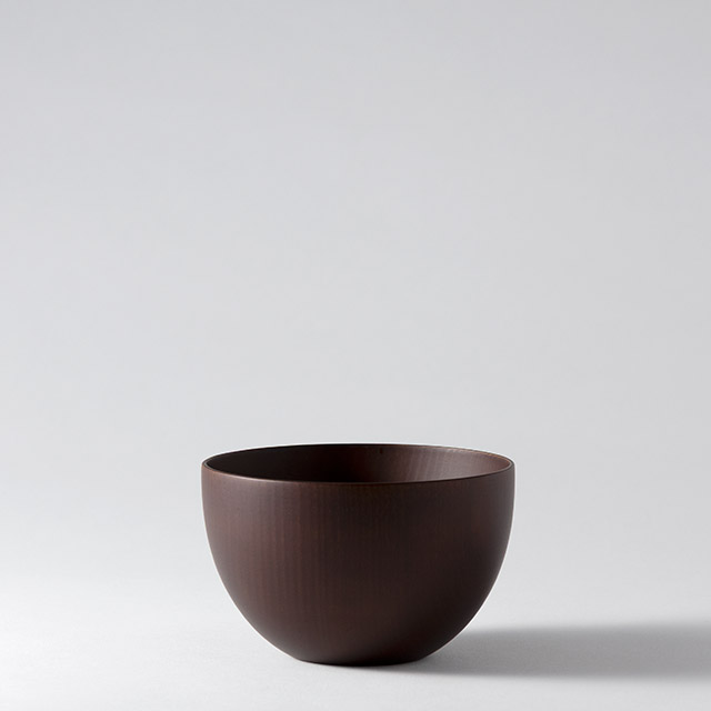 汁椀 艶消し 茶 大