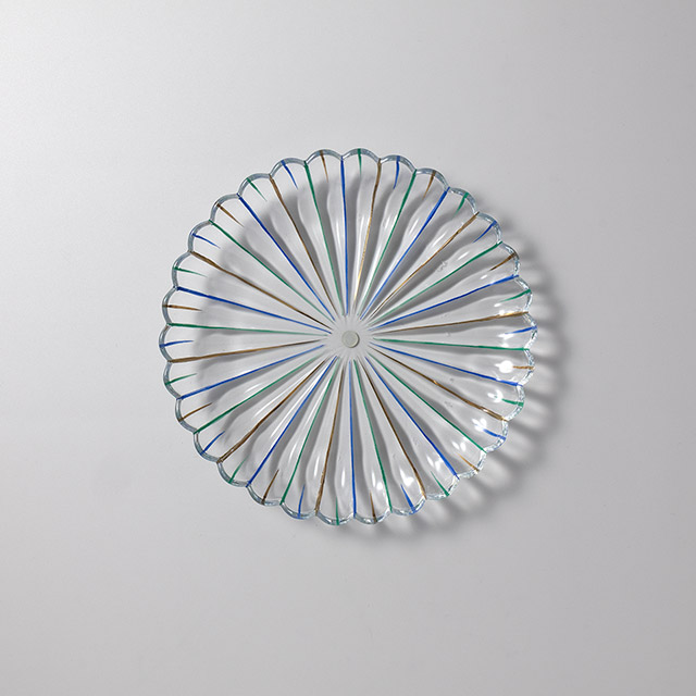 京絵付色絵　十草菊花皿　20cm(ｸﾗｼｯｸ50%｜旧2,090円)