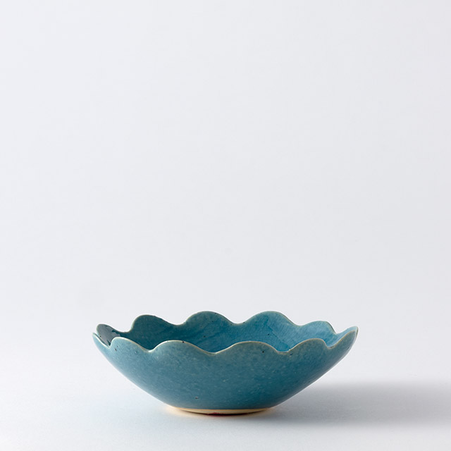 Madu ブルー花型ボール 17cm