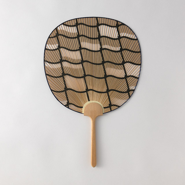 京うちわ kawara モスグリーン(クラシック50%|旧2,090円)