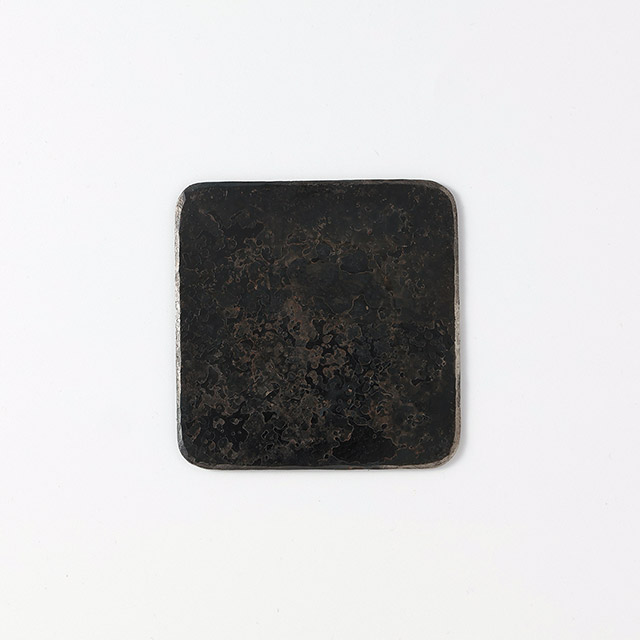 鍛鉄 正角皿 河原崎貴