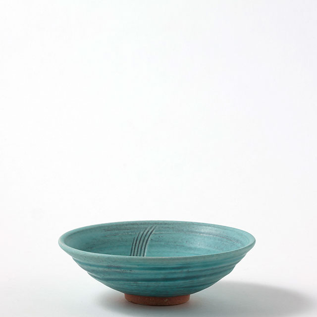 茜窯 トルコブルー 中鉢 16cm