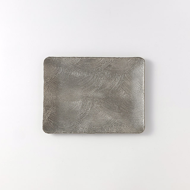 錫 長方プレート 20×15